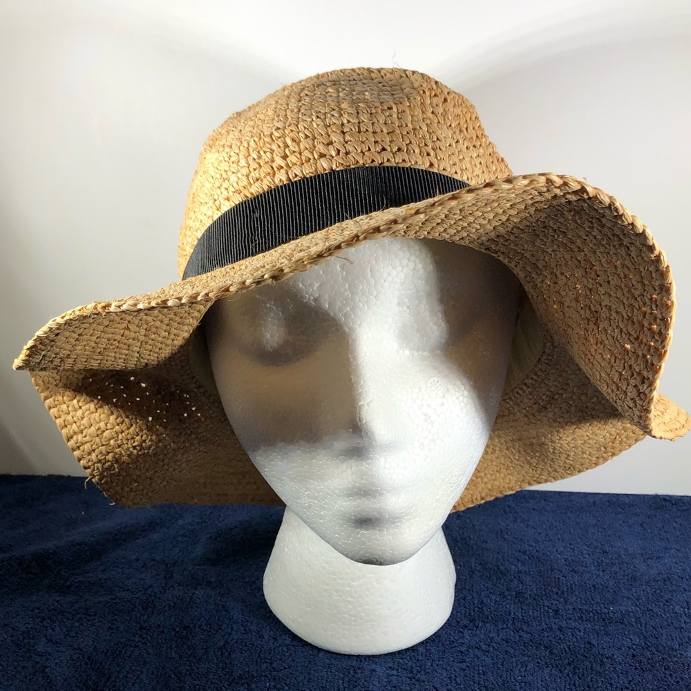 J. Crew Straw Hat M-L